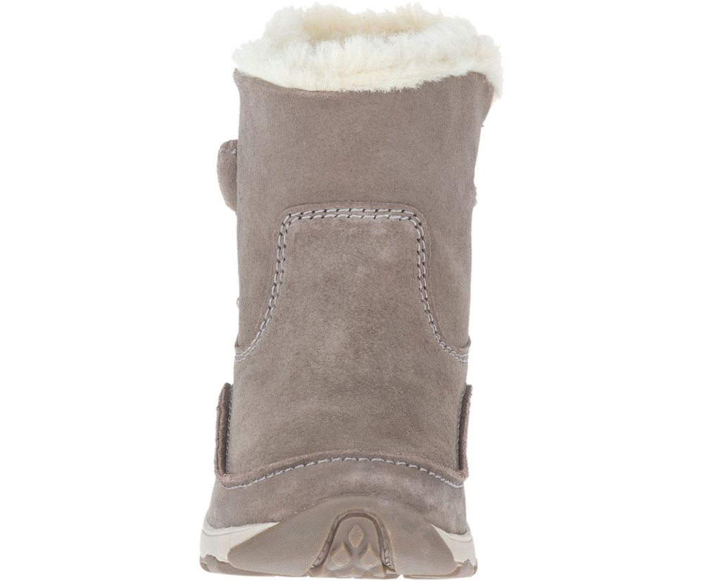 Merrell Boots Beige - Approach Sage Pull On Polar Waterproof - Womens 34KOEBAGM